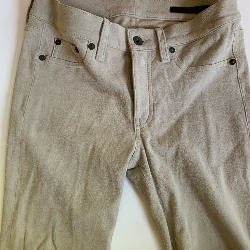 Rag & Bone Stone Suede Skinny Jeans - Picture 5 of 8